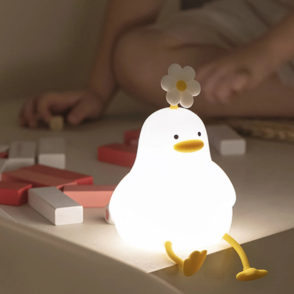 Axolight Buddy: Touch-Controlled Silicone Night Light for Cozy Kids' Rooms